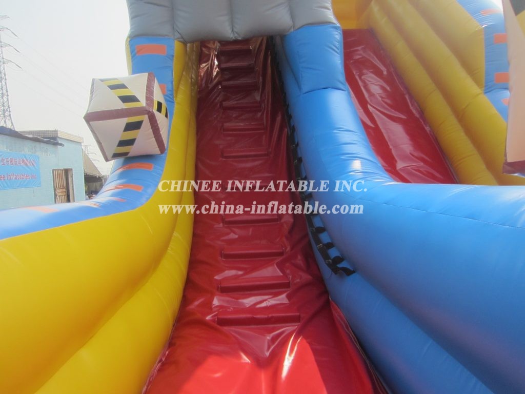 T8-1450 Bob The Builder Inflatable Slide