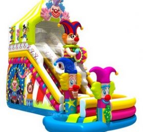 T8-1469 Scivolo gonfiabile a secco per bambini Jumping Jolly Joker