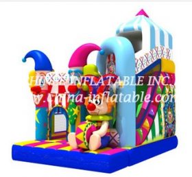 T8-1470 Scivolo gonfiabile a secco per bambini Jumping Jolly Joker