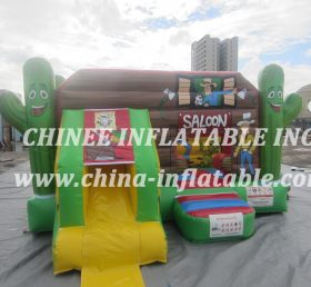 T2-3404 Trampolino gonfiabile western cowboy