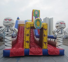 T8-1552 Egiziano Jumping Castle Wirh Scivolo gonfiabile Scivolo a secco per bambini