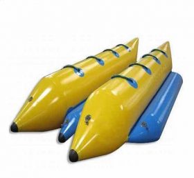 IB1-001 Raffredda barca galleggiante a banana gonfiabile a doppio tubo