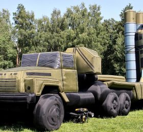 SI1-004 Modello di veicolo gonfiabile di esercizio militare con esca per carri armati di missili militari gonfiabili giganti