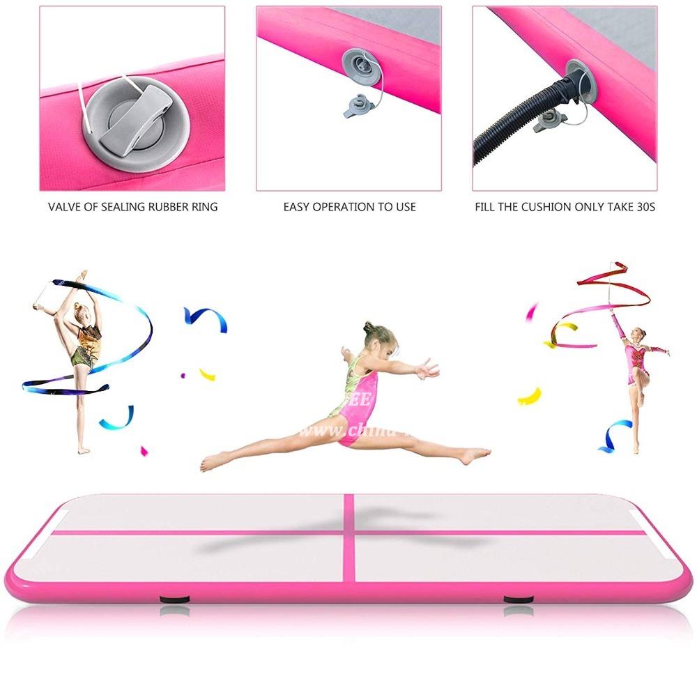 AT1-069 Inflatable Gymnastics Airtrack Tumbling Air Track Floor Trampoline For Home Use/Training/Cheerleading/Beach