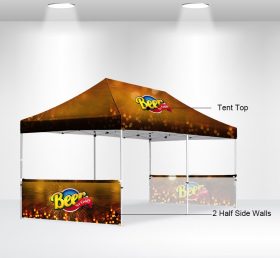 F2-11 10 × 20 2 gazebo pieghevole a mezza parete/gazebo pubblicitario