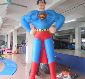 Cartoon2-081 Superman supereroe gonfiabile cartone animato