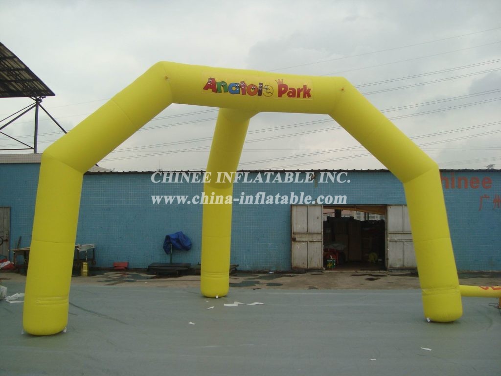 Arch2-041 Yellow Inflatable Arches