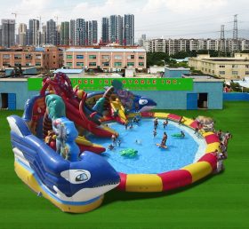 Pool2-727 Sea World Theme Piscina Gonfiabili Park
