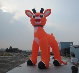 C1-180 Giocattoli gonfiabili di Natale Orange Deer