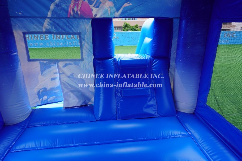 T5-701B Frozen Castle Disney’S Frozen Combo Elsa’S Palace Inflatable Bouncer