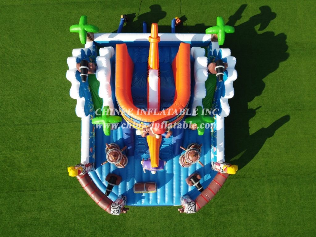 T6-510 Pirate Theme Inflatable Combos