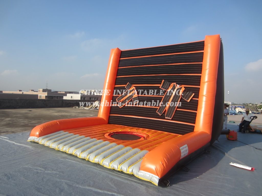 T11-1193 High Quality Funny Inflatable Games Inflatable Velcoros Wall