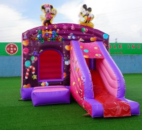 T2-1884B Disney Mickey e Minnie gonfiabili trampolino scivolo