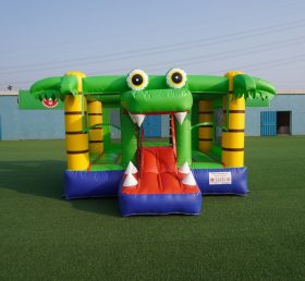 T2-3503 Bambini Gonfiabili trampolino combinazioni tema coccodrillo