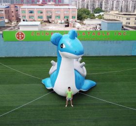 Cartoon2-386 Cartoon gonfiabile gigante 6 m alto Pokémon in drago