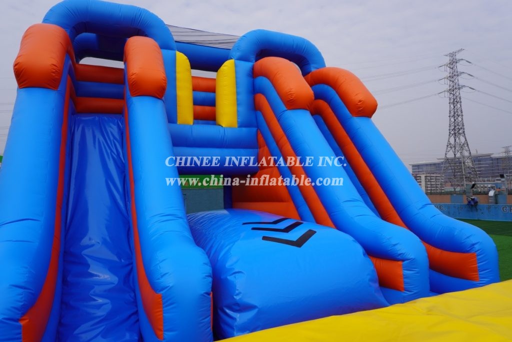 T7-1253 Inflatable Slide And Extreme Jump