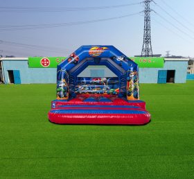 T2-4025 12X12Ft Fiamma e Monster Machine Bounce House