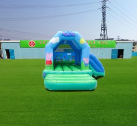 T2-4033 Scivolo Peppa Pig verde 12X15Ft