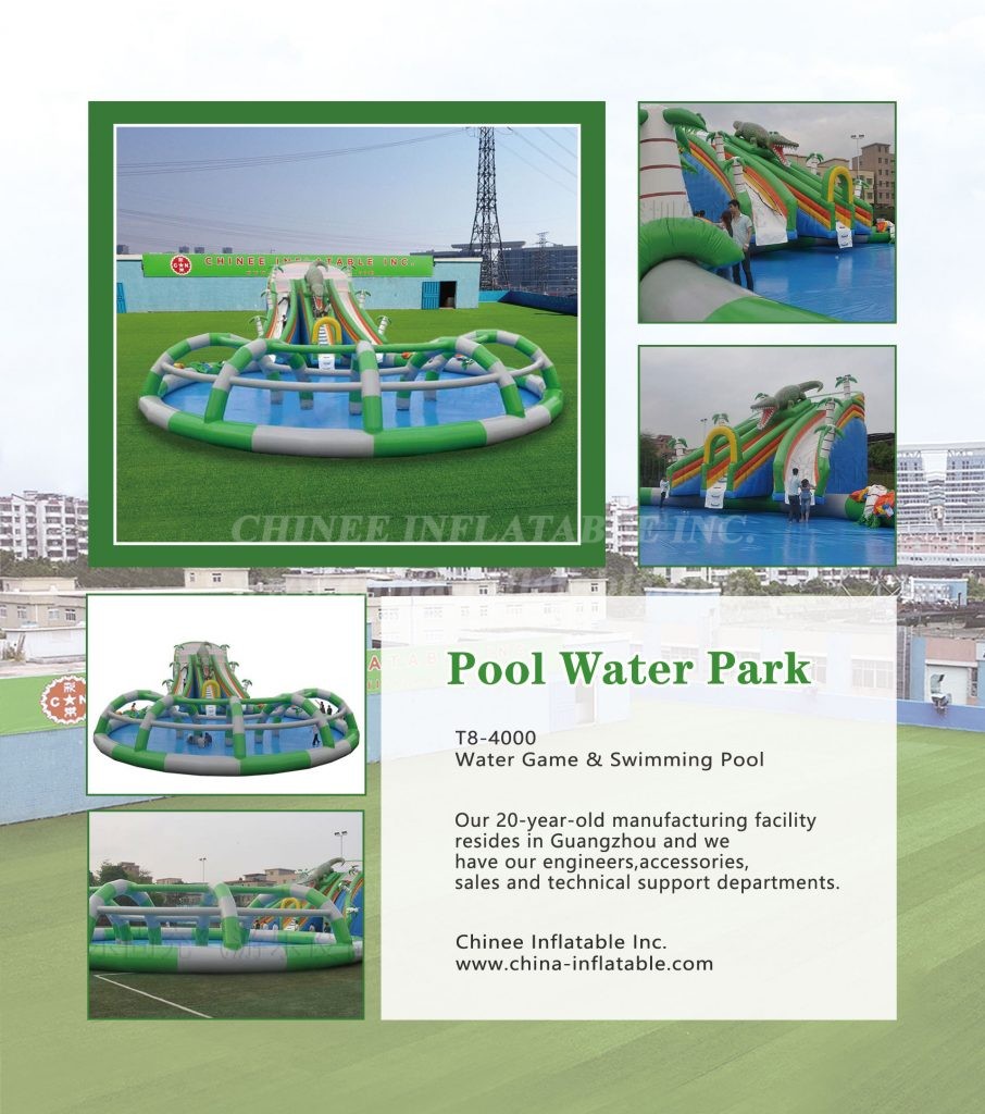 T8-4000 Dinosaur Pool Water Park