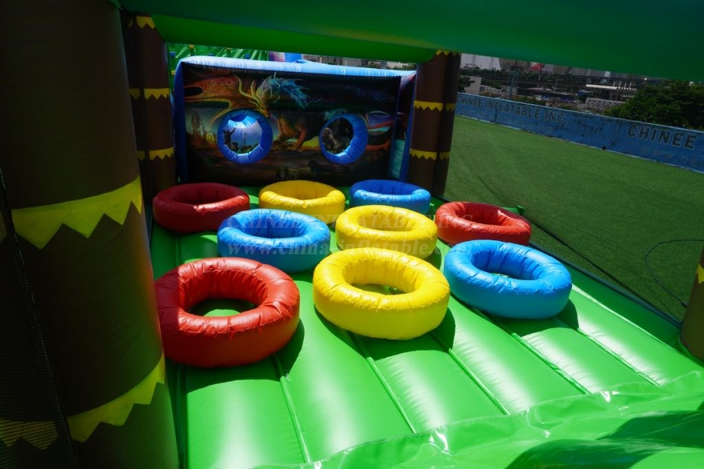 T8-4009 40M Dragon Inflatable Obstacle Courses