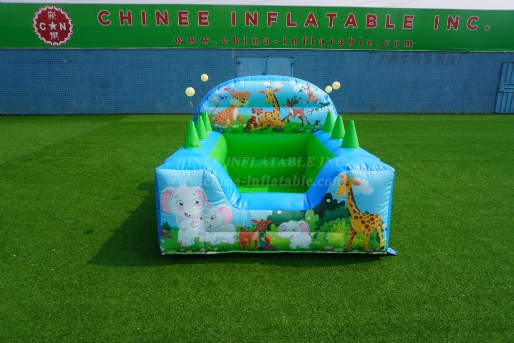 T2-4143 Baby Jungle High Back Inflatable Ball Pool