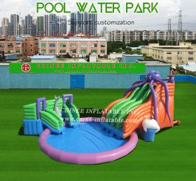 Pool2-616 Parco acquatico della piscina di polpo