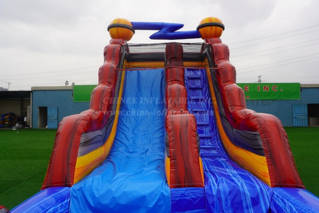 T8-4122 Space Planet Inflatable Water Slide