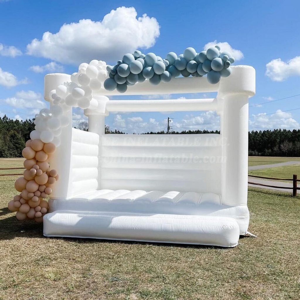 T2-3514 White Wedding Bounce House