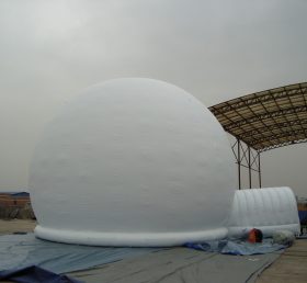 Tent1-4596 Tenda gonfiabile a cupola con scanalatura