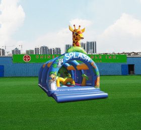 T2-4381 Giraffa Jump Castle