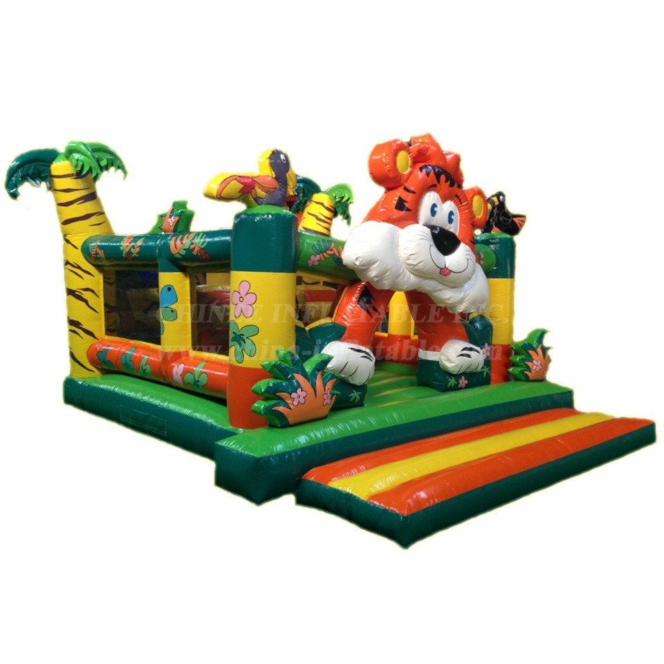 T2-4813 Jungle Tiger Bouncy Castle