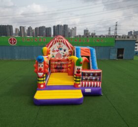 T2-4725 Circus castello gonfiabile con scivolo