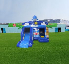 T2-4890 Funhouse spiaggia gonfiabile combinazione