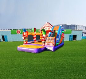 T2-4725 Circus castello gonfiabile con scivolo