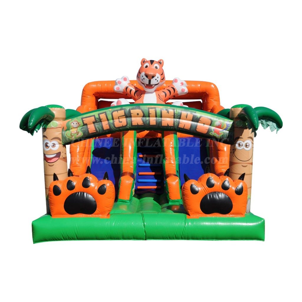 T8-4314 Tiger Inflatable Slide