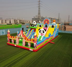 T6-803B Magic Panda Circus Theme Gonfiabili Castello Parco