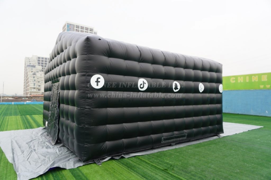 Tent1-704B Black Inflatable Party Tent