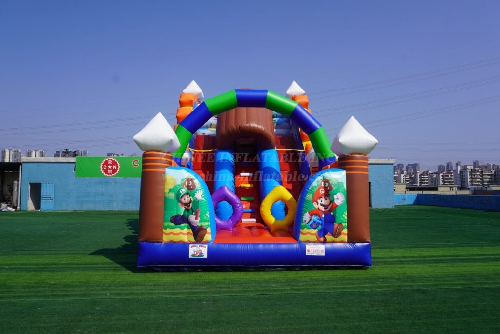 T8-1506D Super Mario Inflatable Slide