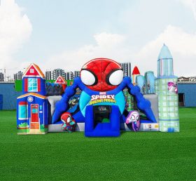T6-1100 Combinazione castello gonfiabile a tema Spiderman