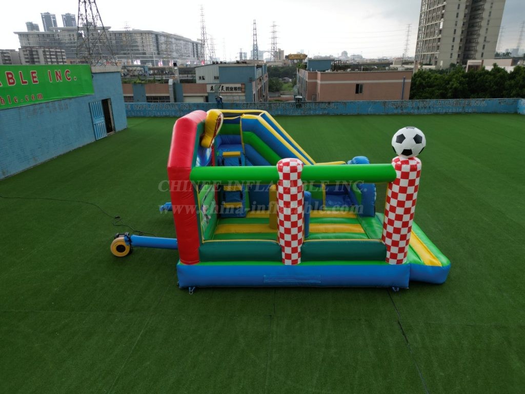 T2-8101 Football Bouncy Castle With Slide