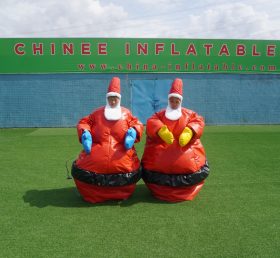 T11-661 Costume gonfiabile da sumo per Babbo Natale