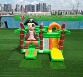 T2-8000 Pirate Theme Bouncy Castle With ...