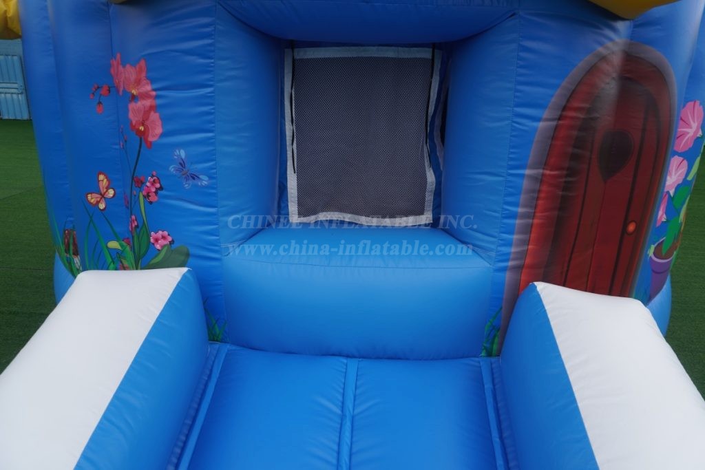 T2-1484 Garden house style bounce house