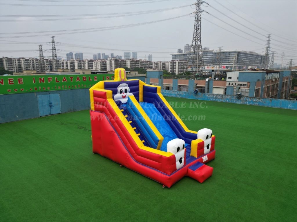 T8-108B Rabbit theme inflatable slide