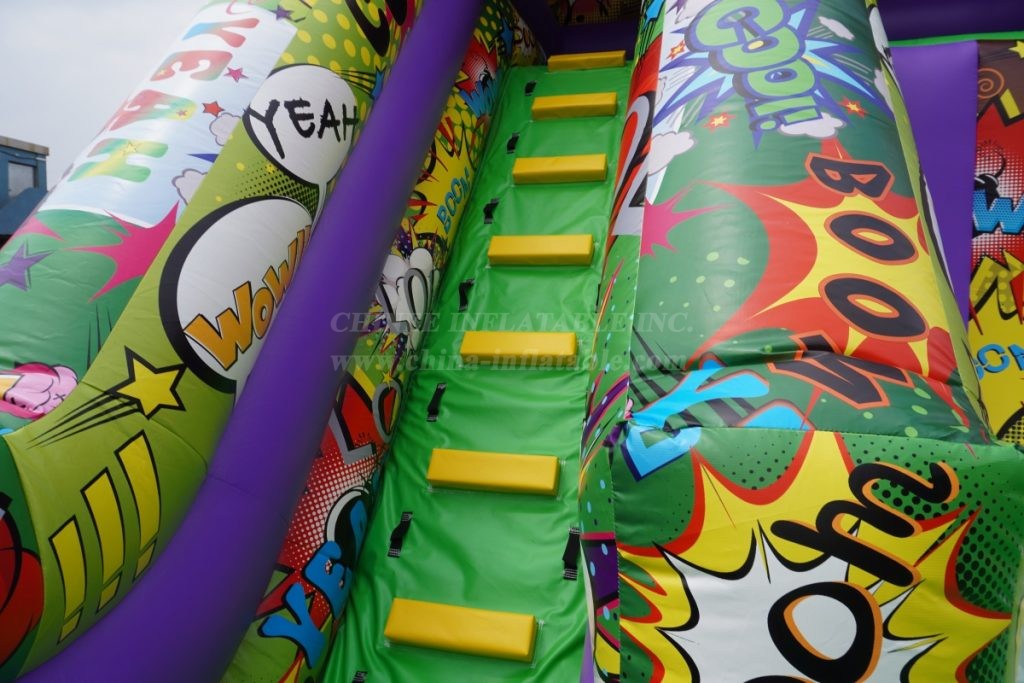 T6-848B Graffiti Theme Inflatable Park