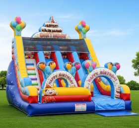 T8-8111 Birthdays Theme Inflatable Dry S...