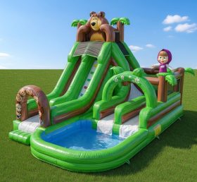 T8-8638 Masha And The Bear Theme Inflata...