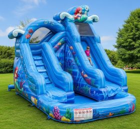 T8-8479 Mermaid Theme Inflatable Water S...