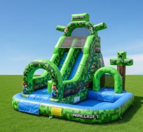 T8-8487 Minecraft Theme Inflatable Water...