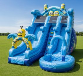 T8-8649 Minions Theme Inflatable Water S...